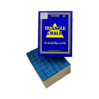 Billard Kreide Triangle blau 144 Stück